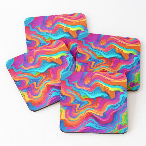 Item preview, Abstracts Bursting with Vibrant Colors designed and sold by Health And Fitness Posts e-Store.
