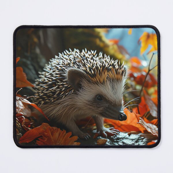 Artikelvorschau, Herbstwald-Igel, Herbstblätter und Wildtiere entworfen und verkauft von madtoyman.