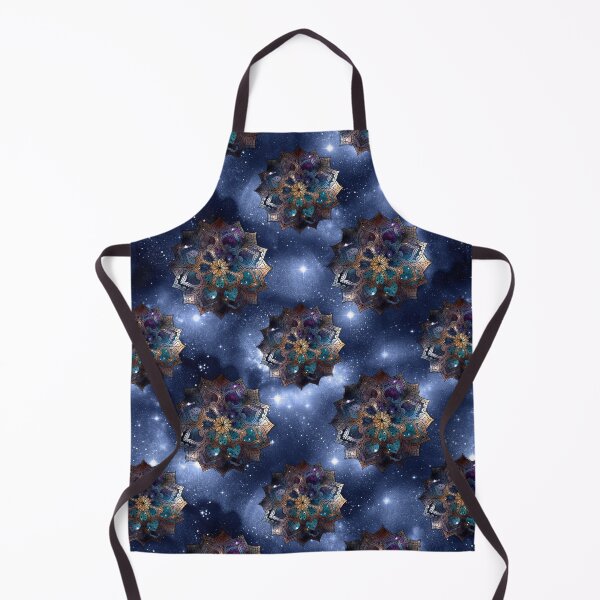 Item preview, Blue, Teal, Gold and Purple Universe Mandala designed and sold by darkskydelights.