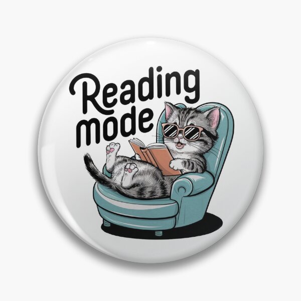 Item preview, Reading Mode Funny Cat designed and sold by Krieghorn.
