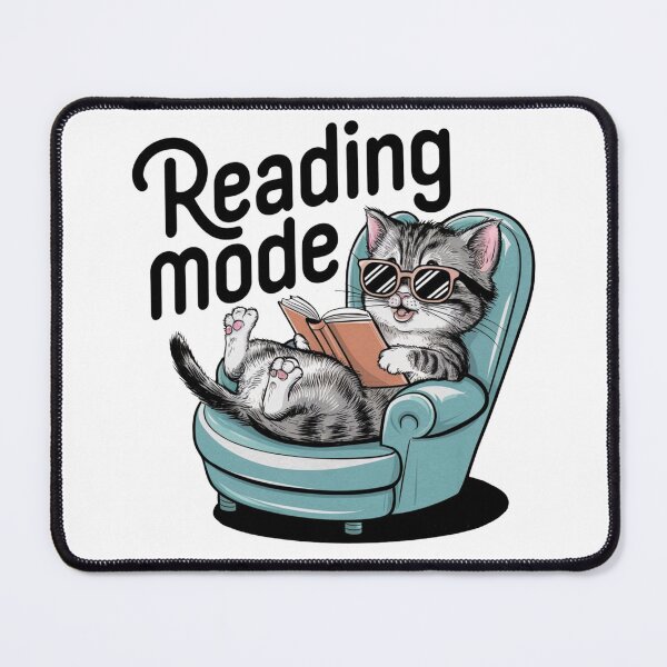 Item preview, Reading Mode Funny Cat designed and sold by Krieghorn.
