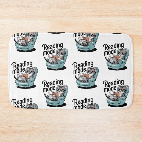 Item preview, Reading Mode Funny Cat designed and sold by Krieghorn.