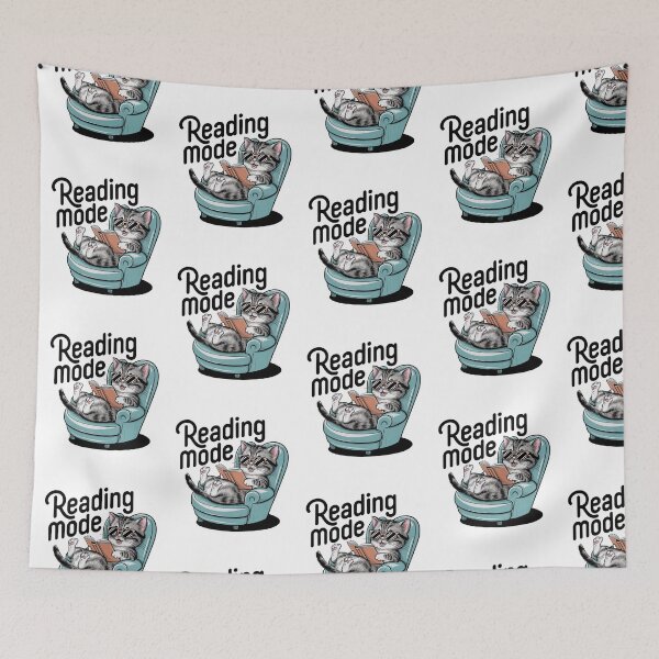 Item preview, Reading Mode Funny Cat designed and sold by Krieghorn.