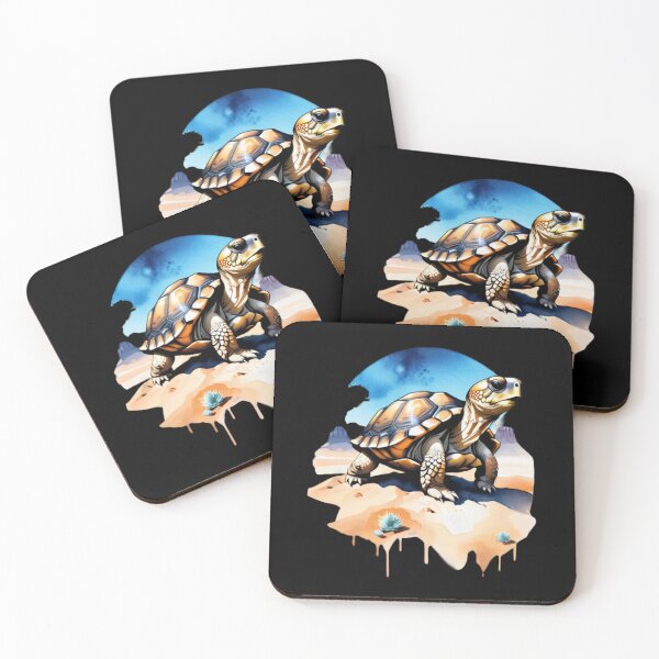 Item preview, desert tortoise watercolor designed and sold by EuropeanPrints.