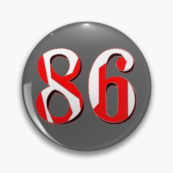 Item preview, number eighty six digit 86 order sequence team member age designed and sold by 4rpixs.