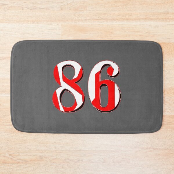 Item preview, number eighty six digit 86 order sequence team member age designed and sold by 4rpixs.