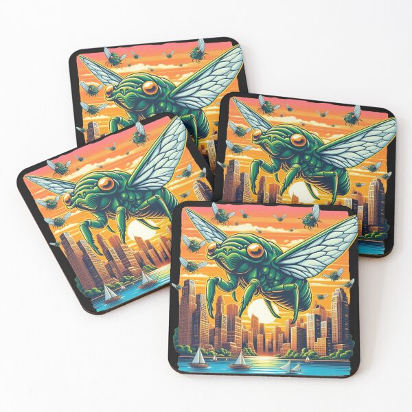 Item preview, Urban Cicada Invasion 2024 Artistic Design designed and sold by ZbigArt.