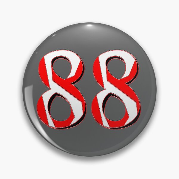 Item preview, number  eighty eight digit 88 order sequence team member age designed and sold by 4rpixs.