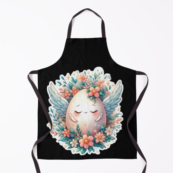 Item preview, easter egg with wings and flowers Easter cute sticker designed and sold by Expressions-Sel.