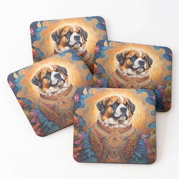 Item preview, Golden Blossom St Bernard designed and sold by NeatThingLover.