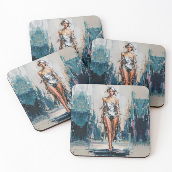 Item preview, Expressive Abstract Art: Bold Brushstrokes of Female Figures designed and sold by MarinaFila.