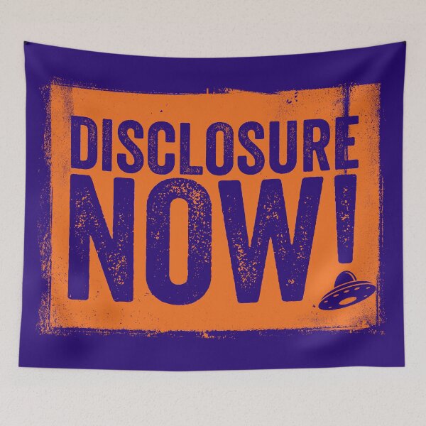 Item preview, DISCLOSURE NOW! SLOGAN for UFO / UAP SEEKERS designed and sold by Clifford Hayes.