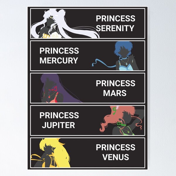 Item preview, Role Call Senshi Princesses V2 designed and sold by KitsuneBlossom.
