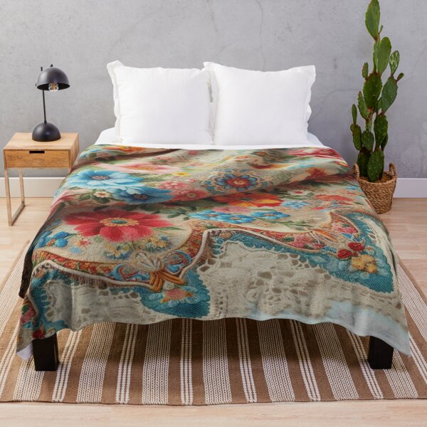 Item preview, an old tablecloth with lace edge designed and sold by bernhagen.