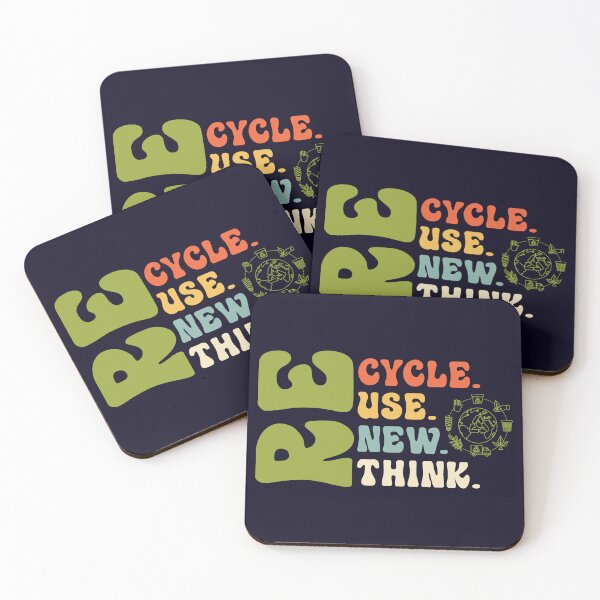 Item preview, Recycle, Reuse, Renew, Rethink designed and sold by PaintedPixels01.
