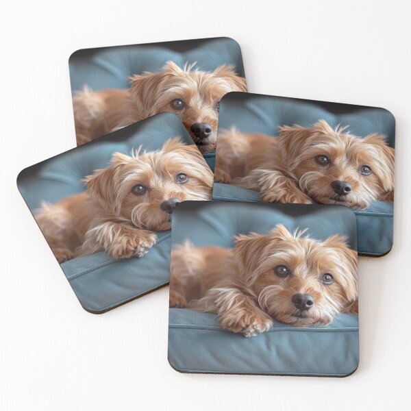 Item preview, Trendy Dog in Contemporary Cyan Parlor designed and sold by Shirtastically.