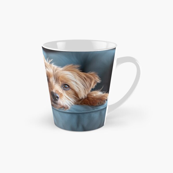 Item preview, Trendy Dog in Contemporary Cyan Parlor designed and sold by Shirtastically.