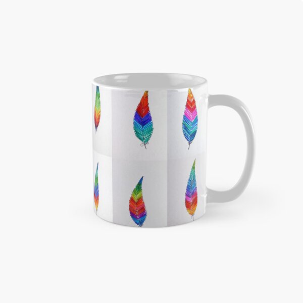 Aperçu de l'œuvre Plumes arc-en-ciel créée et vendue par CateJacobs.