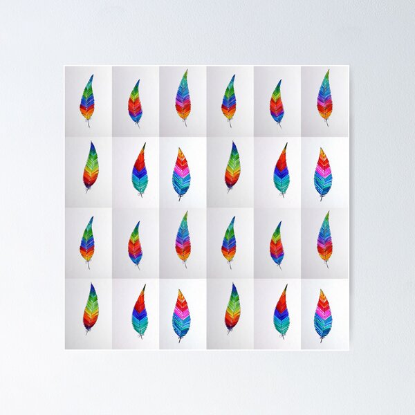Item preview, Rainbow Feathers designed and sold by CateJacobs.