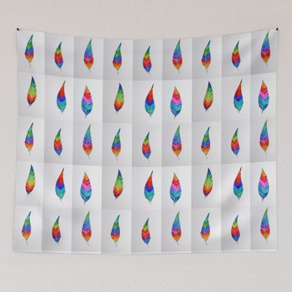 Item preview, Rainbow Feathers designed and sold by CateJacobs.