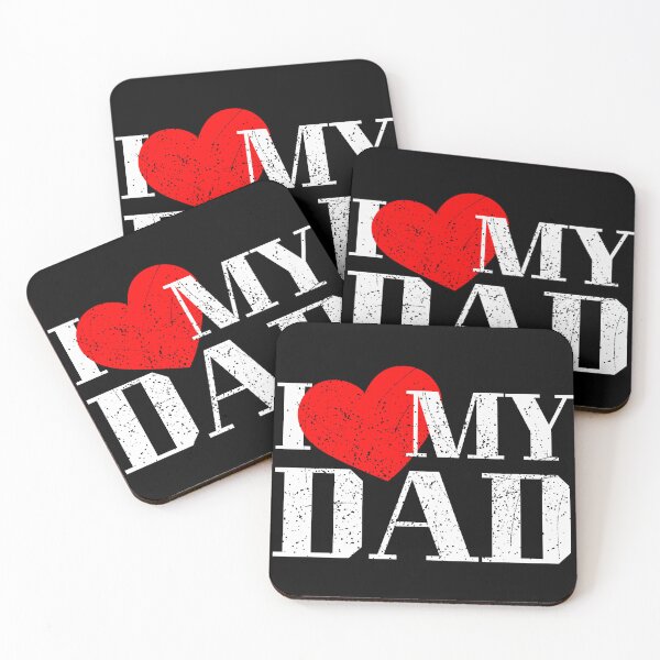 Item preview, I Love My Dad Fathers Day Dads Birthday Gift Small Print designed and sold by RR-Arts.
