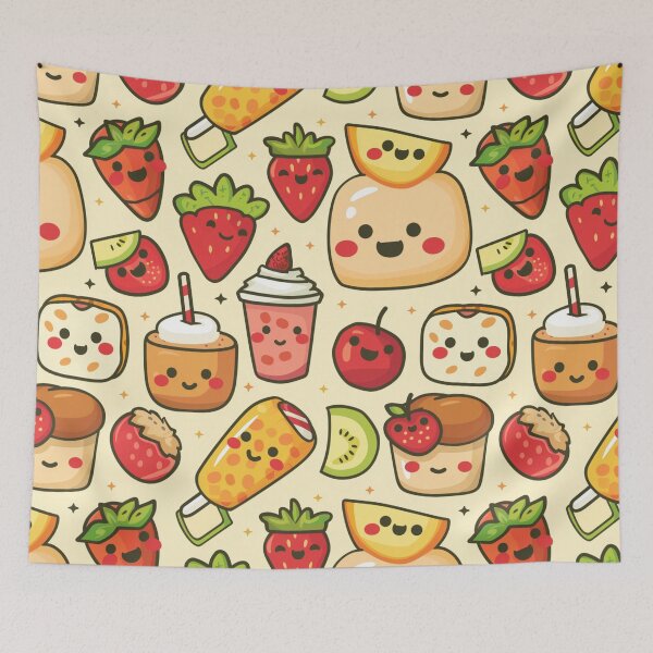 Item preview, Kawaii Feast: Super Cute Food Friends for You! designed and sold by Tincanninja.