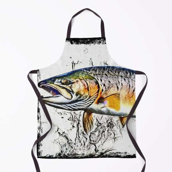 Item preview, Salmon fish Trout - fish lover - gift for fisherman - fly fishing designed and sold by artbyjames.