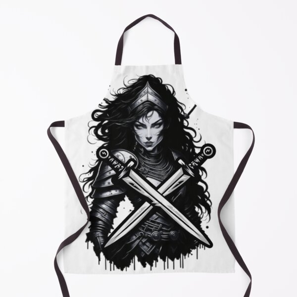 Item preview, Hardcore Lady Knight - Black and White Design. designed and sold by TGAL2.