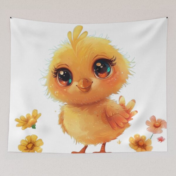 Item preview, Happy Feathers: Charming Farm Chicken designed and sold by nicolinoarts.