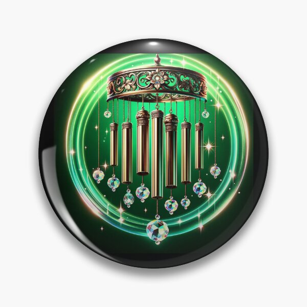 Item preview, Feng Shui: Shocking Wind Chime. Spiritual Gifts. Peace. Vital Balance. designed and sold by LilianPixel.