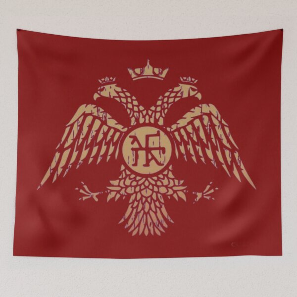 Item preview, Byzantine flag, the double-headed eagle designed and sold by NostosArt.
