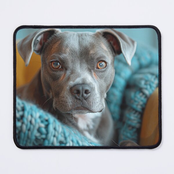 Item preview, Modern Living Room with Cyan Accents and Playful Pup designed and sold by Shirtastically.