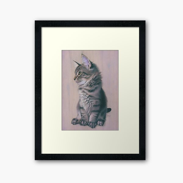 Contemplating Mischief Framed Art Print
