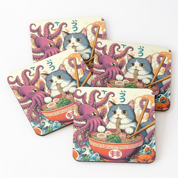 Item preview, ramen de gato designed and sold by RasmusIkola.