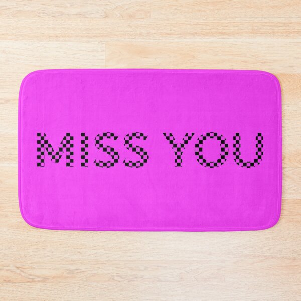 Item preview, Miss You - Missing Texture Purple and Black designed and sold by MusicArtAndGrind.