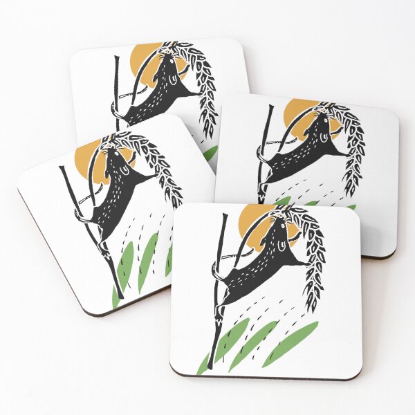 Item preview, Harvest mouse linocut-style designed and sold by Han44.