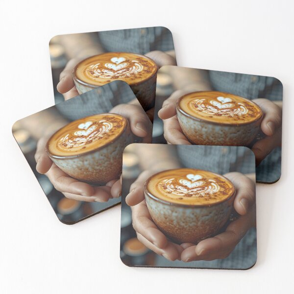 Item preview, Expert Barista Creating Beautiful Latte Art in a Busy Coffee House designed and sold by Shirtastically.