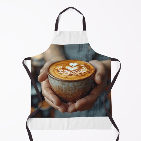 Item preview, Expert Barista Creating Beautiful Latte Art in a Busy Coffee House designed and sold by Shirtastically.