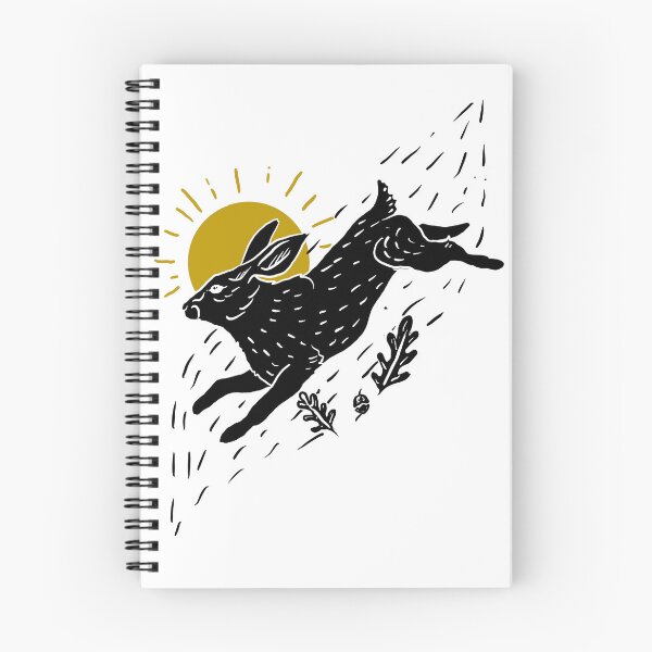 Item preview, Hare linocut-style designed and sold by Han44.