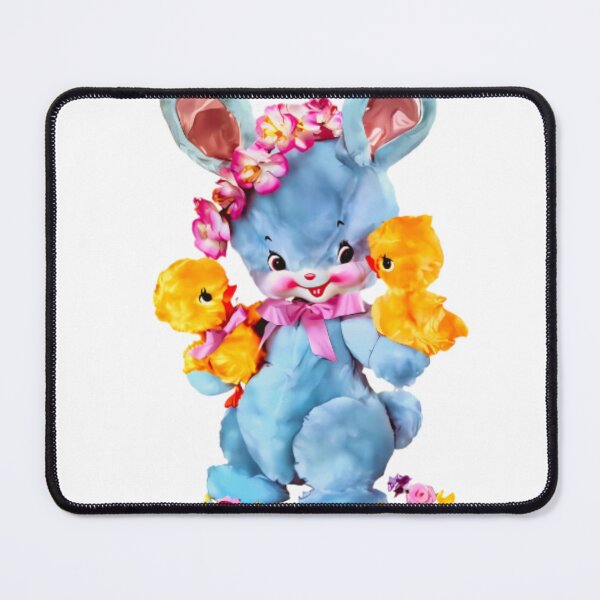 Item preview, Vintage Kawaii Kitsch Bunny Chicks Rushton Meyercord Decal designed and sold by knickeryknackry.