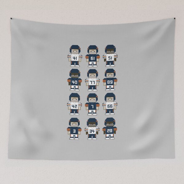 Item preview, Pixel Chicago Bears Retired Jersey Digital Art designed and sold by Bear Creative.