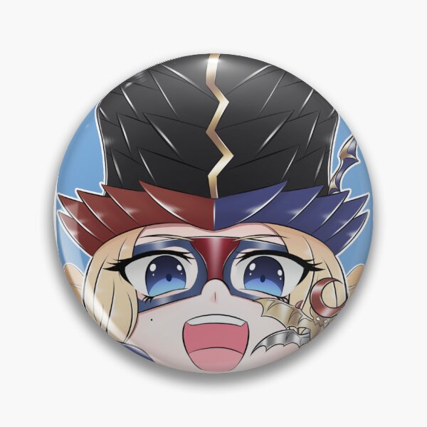 Item preview, B4 French Bayonetta Pin button designed and sold by VoocartoonArts.