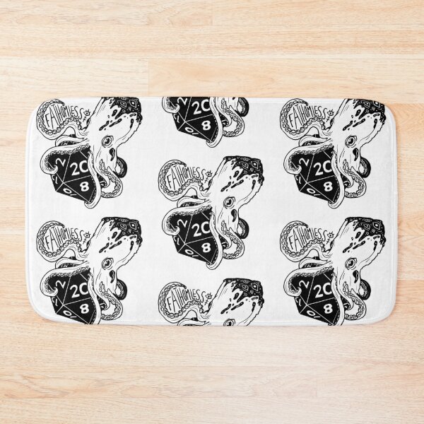 Item preview, Tentacle dice: Dnd fathomless subclass d20 (black text) designed and sold by TheDoodlemancer.
