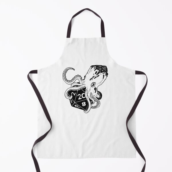 Item preview, Tentacle dice: Dnd fathomless subclass d20 (black) designed and sold by TheDoodlemancer.