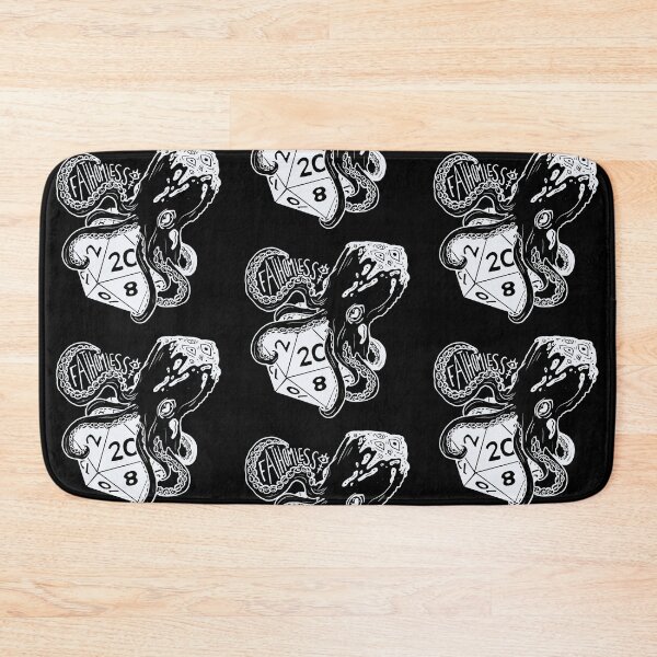 Item preview, Tentacle dice: Dnd fathomless subclass d20 (white text) designed and sold by TheDoodlemancer.