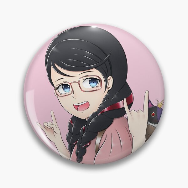 Item preview, Cute cereza Cutie Metal from Bayonetta Pin button designed and sold by VoocartoonArts.