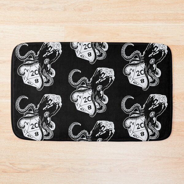 Item preview, Tentacle dice: Dnd fathomless subclass d20 (white) designed and sold by TheDoodlemancer.