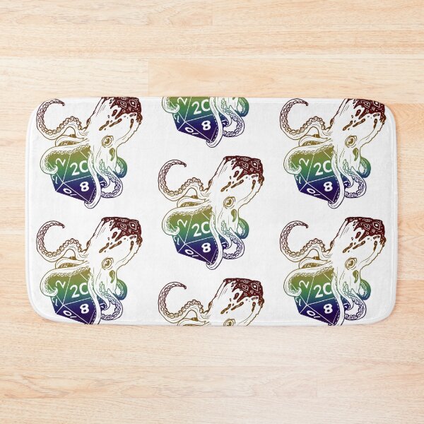 Item preview, Tentacle dice: Dnd fathomless subclass d20 (dark rainbow) designed and sold by TheDoodlemancer.
