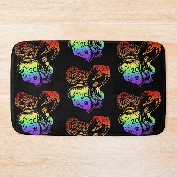 Item preview, Tentacle dice: Dnd fathomless subclass d20 (bright rainbow text) designed and sold by TheDoodlemancer.