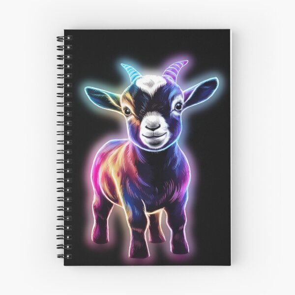 Item preview, Small Young Little Cute Baby Goat Neon designed and sold by JackJacek.